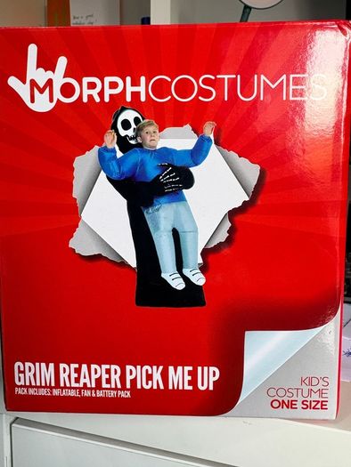 Kids Halloween Grim Reaper Inflatable costume