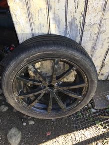 alfa romeo alloys Ti Black 17 inch