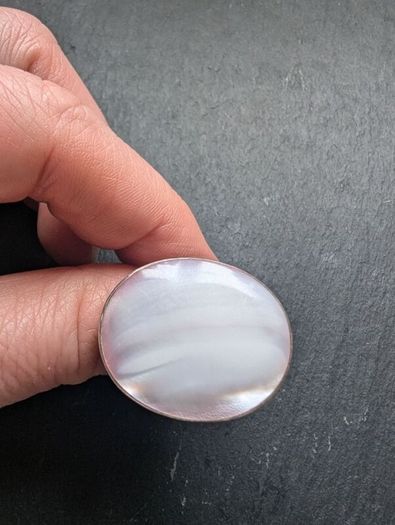 Motherpearl real silver ring
