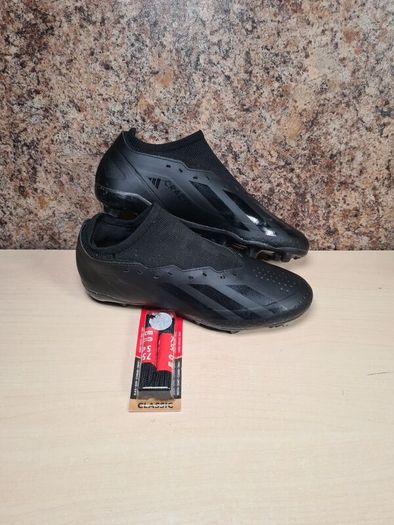 ADIDAS X CRAZYFAST 3 football boots FG firm ground BLACK size UK 7 EU 41