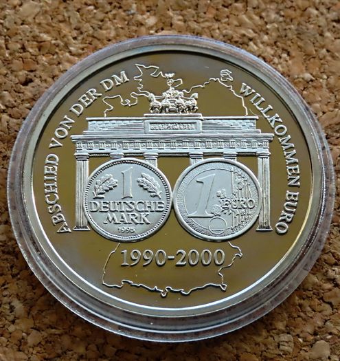 West Germany 50 Years & Deutsche Mark EURO Token 1940 - 1990
