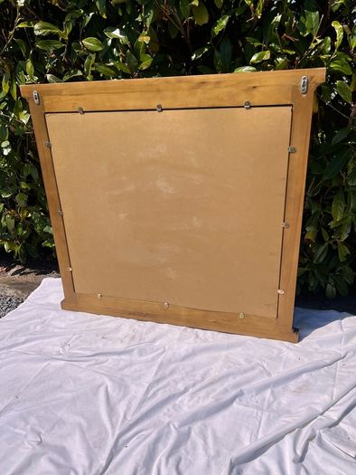 Wooden mirror
