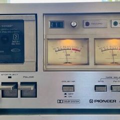 From 1978 Cassette deck Pioneer CT-F500, working good.