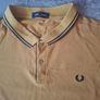 Fred Perry Twin Tipped Caramel Polo Shirt Mens XXL Image 2