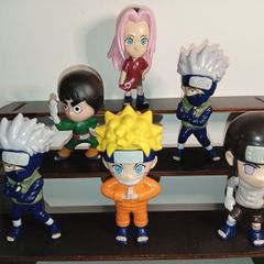 Naruto Burger King Collection All 6 Included One Duplicated