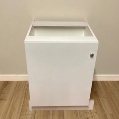 Kitchen Storage Cabinet | Modern White Unit