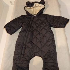 Baby boy wintersuit 0-3m charcoal