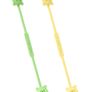 Silicone Toy Clip, 2Pcs Toy Safety Straps, Food Grade Silicone Pacifier Clips Sippy Cup Strap, Adjustable Stroller Pacifier Strap Hanging Toys, Baby Toy Anti Drop Chain Image 2