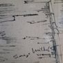 Antique Pen and Ink Drawing.Apollo Gallery,. c.1910 "Rue sous Le Font Quebec" Image 5