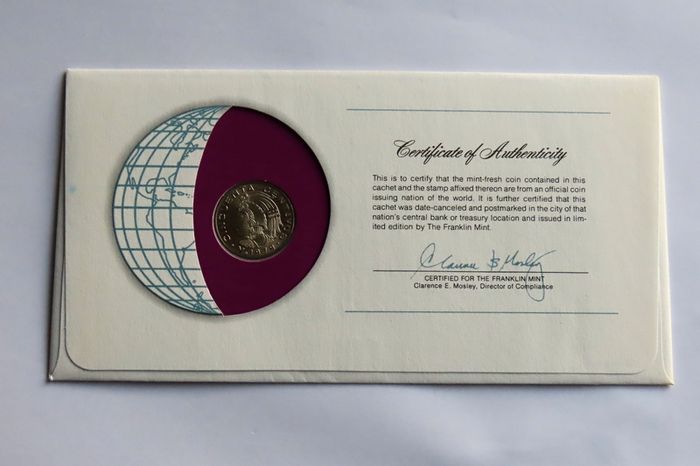 Mexico 1979 Coin Stamp cover BUNC Cuauhtemoc