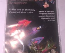 lureflash quality assorted fly selection 50 flies in viper hooks