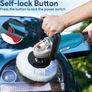 Polisher, Rotary Car Buffer Polisher Waxer, 1200W 180/150 mm Plate, 6 Variable Speed 1500-3500RPM, Detachable Handle Perfect for Boat,Car Polishing and Waxing (FREE POSTAGEh Image 3