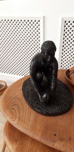 J. Rynhart Limited Edition Bronze Statue of an Irish Rugby Player