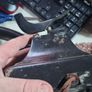 2 Black Metal Rotary Dial Telephones for parts or repair, 1930s rotary sets, Postage available or Collection Image 8