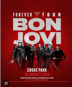 Bon Jovi - canal end upper, great seats