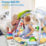 Baby Play Mat with 9 Toys, Baby Activity Gym with Balls for Sensory and Motor Skill Development, Baby Play Gym 2 Rattle Teething Toys for Toddlers, Thicker, Non Slip, Ages Newborn (FREE POSTAGE) Image 2
