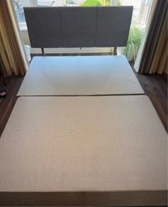 Double Bed Base and Headboard