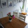 dining table and 6 solid oak chairs Image 3