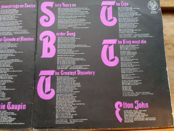 Elton John Self Titled 1970 1st UK Press