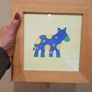 2x Heavy Duty Solid Wood Framed Kids Prints Image 2