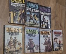 Herne the Hunter. 1980's Corgi Western books. Job lot of seven books