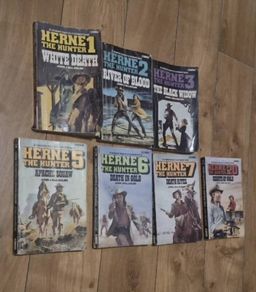 Herne the Hunter. 1980's Corgi Western books. Job lot of seven books
