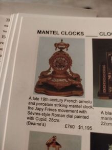 french mantel clock