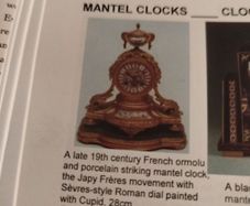 french mantel clock