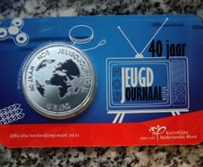 Netherlands 5 Euro Uncirculated Coin 2021 - NOS Youth News - Dutch Coincard Catalogue