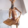 Thinking Giraffe Wooden Shelf Sitter Image 4