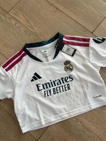 Women's Real Madrid crop jersey size L