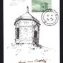 1978 Ireland Europa Architecture Commemorative Stamps Maximum Cards signed by designer Aine McCarthy with First Day Cover (FDC) cancel from Inis (Ennis, Co. Claire) Image 3
