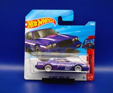 Hot Wheels '87 Buick Regal GNX with custom wheels.