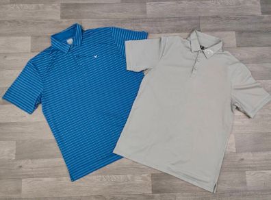 2 X Callaway Golf Polo Shirts Mens Large