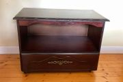 Rossmore Solid Mahogany Cabinet on Castors | Versatile TV Stand &amp; Storage Unit