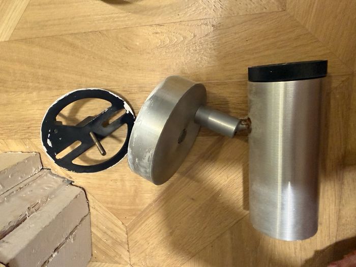x2 Philips Brushed Aluminium Wall Spotlight Free