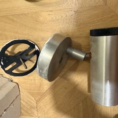 x3 Philips Brushed Aluminium Wall Spotlight Free