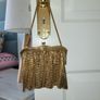 Vintage gold purse, bag Image 4