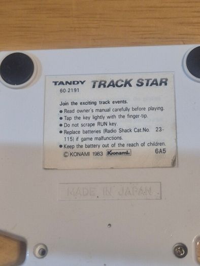 Tandy LCD Track Star - Konami 1983