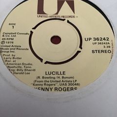 Kenny Rogers vinyl single record - Lucille
