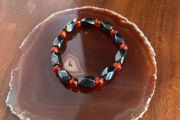 beads ladies cornelian and hamitite bracelet
