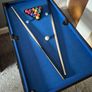 2 in 1 Folding Combo Game Table - Pool/Snooker Table, Football Table with Accessory Storage Box Image 2