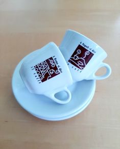 Espresso cup and saucer sets (2)