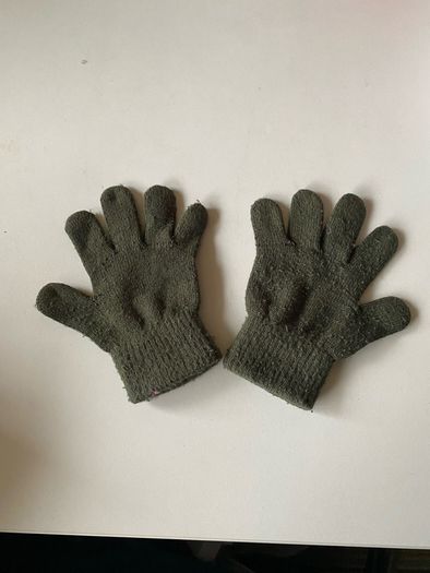 Children gloves - green - 3/6 years old