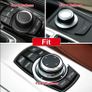Car Multimedia Buttons Cover iDrive Stickers for BMW 1 3 5 7 Series X1 X3 F25 X5 E70 X6 E71 F30 F10 F07 E90 F11 E92 F20 Image 5