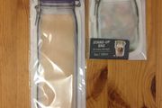 Kikkerland Mason-Style Storage Bags NEW