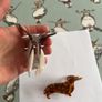 3 doggy hair clips hair claw clips Image 4