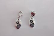 Sun Moon Charm - Pandora Style / Lobster Clasp