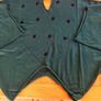Forest Green Crea, V-Neck Knit, Handkerchief Hem, One Size Image 4