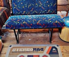 Retro design bus seats/benches